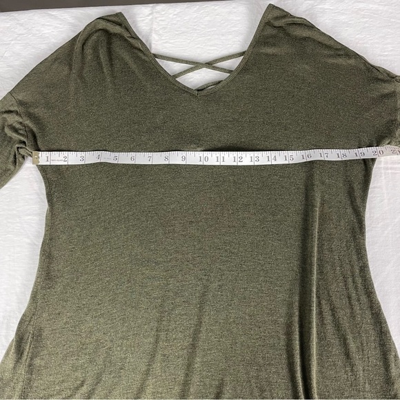 Ultra Flirt Hunter Green Blouse Woman’s Size XL - Picture 7 of 7